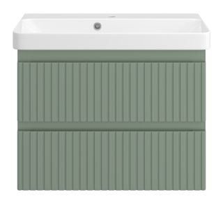 Подвесная тумба под раковину Brevita Victory VIC-09070-0802Я 70см зелёный